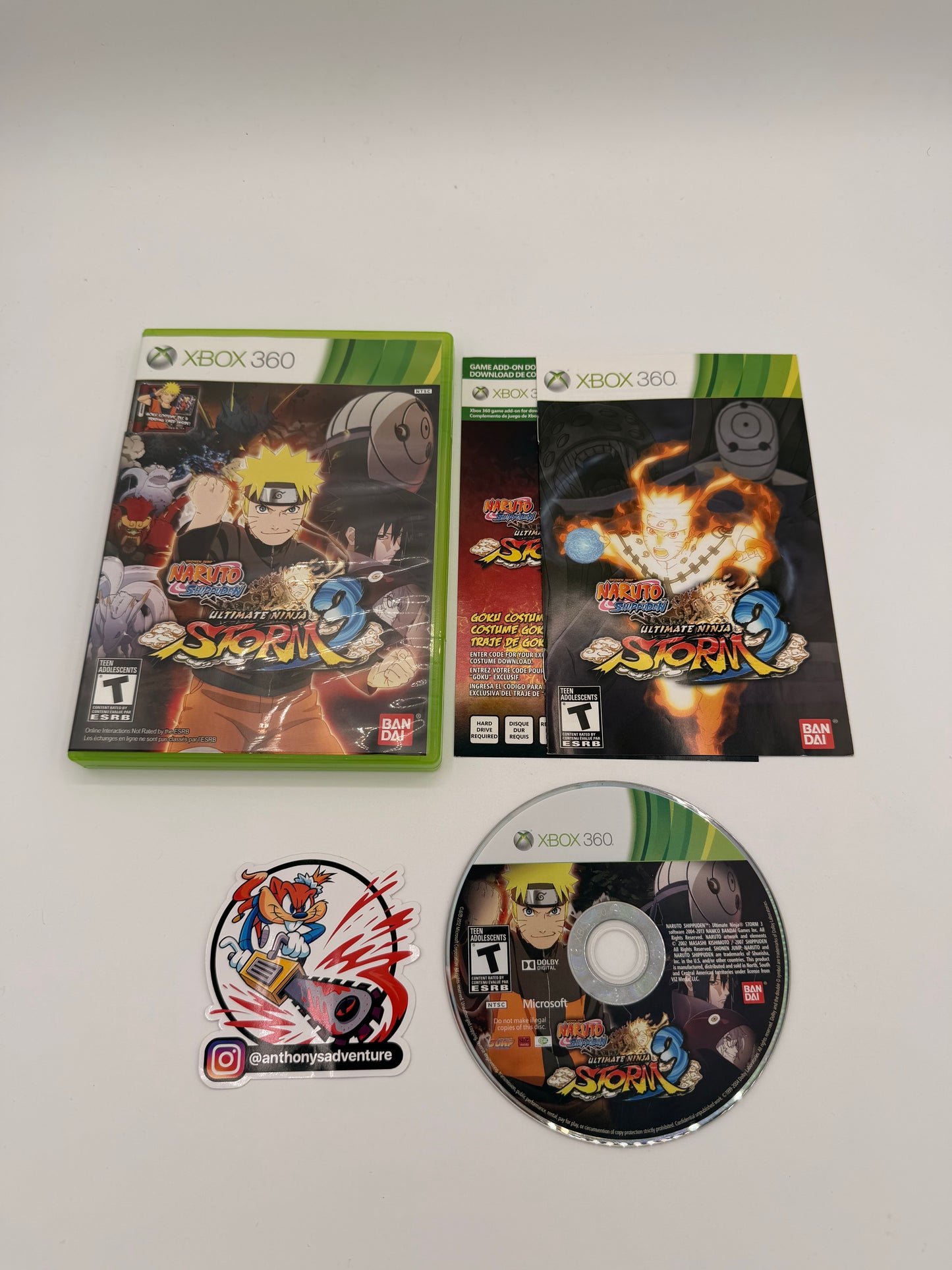 Naruto Shippuden Ultimate Ninja Storm 3 - XBOX 360