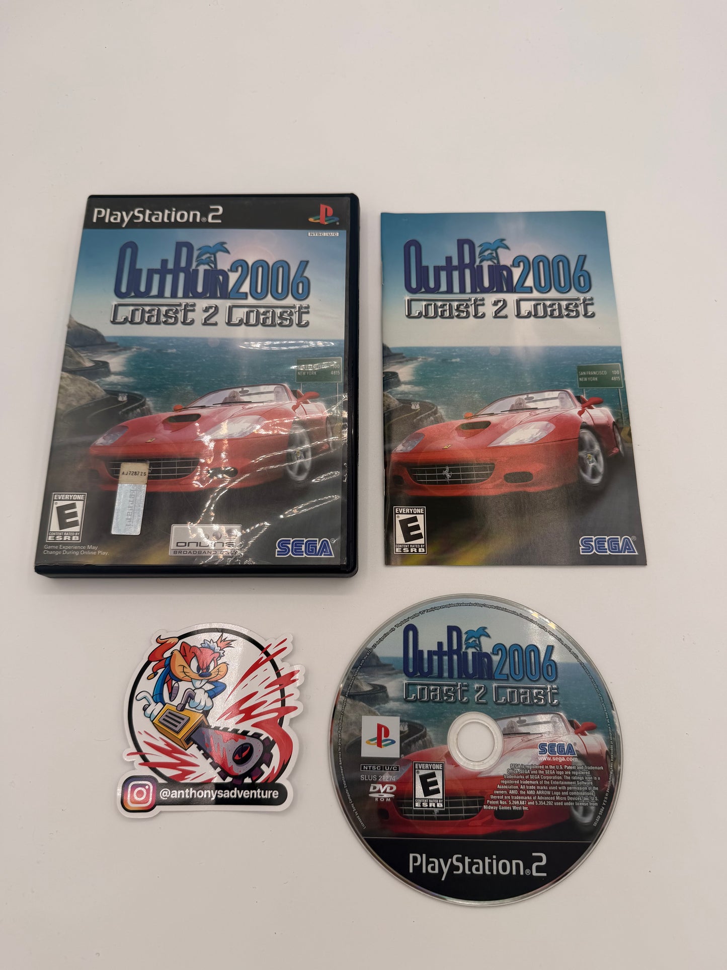 OutRun 2006 Coast 2 Coast - PS2