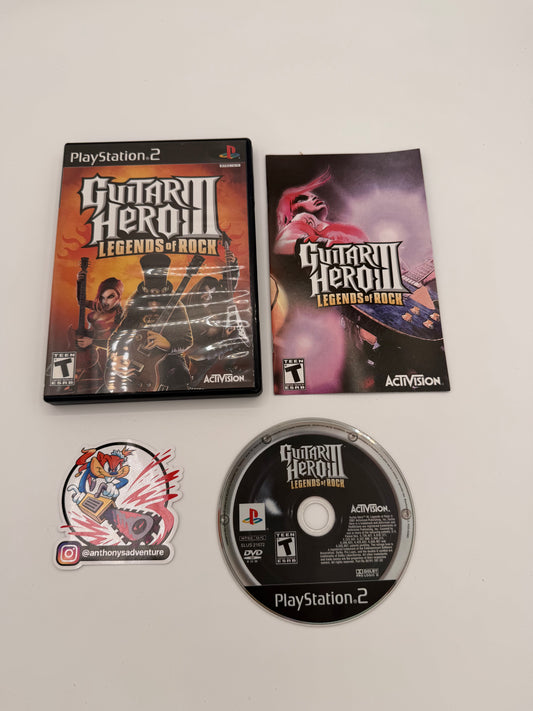 Guitar Hero III Legends of Rock - PS2