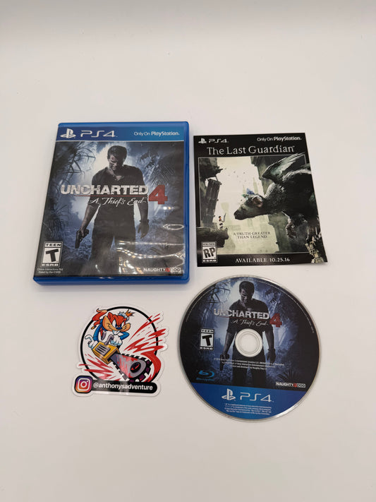 Uncharted 4 A Thief’s End - PS4