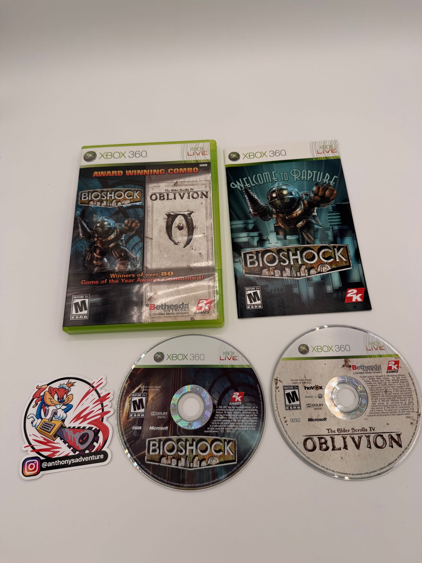 Bioshock & Elder Scrolls IV: Oblivion - XBOX 360
