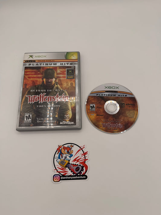 Return to Castle Wolfenstein (Platinum Hits) - OG XBOX