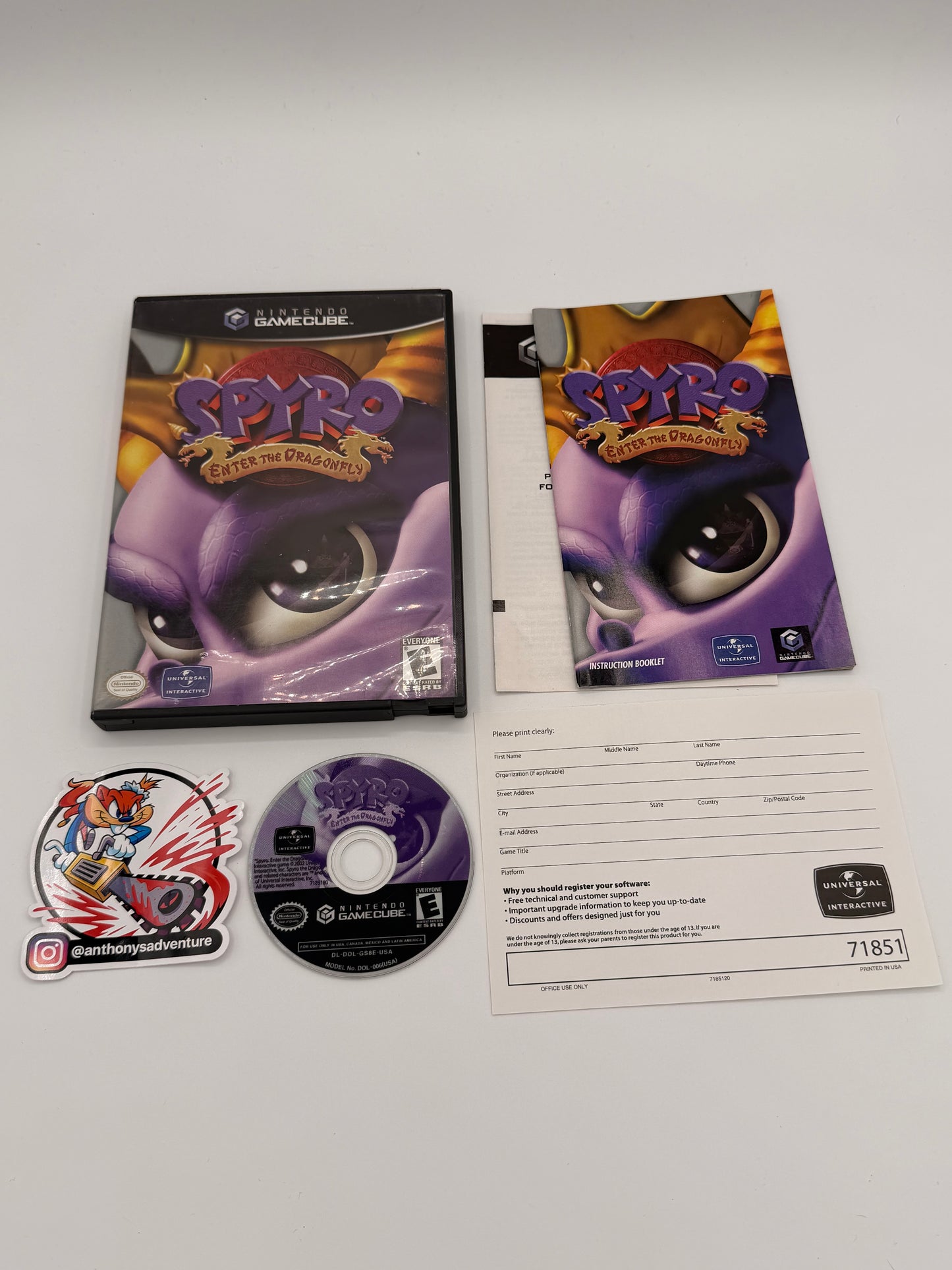 Spyro Enter the Dragonfly - GameCube