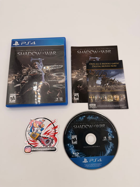 Middle Earth: Shadow of War - PS4