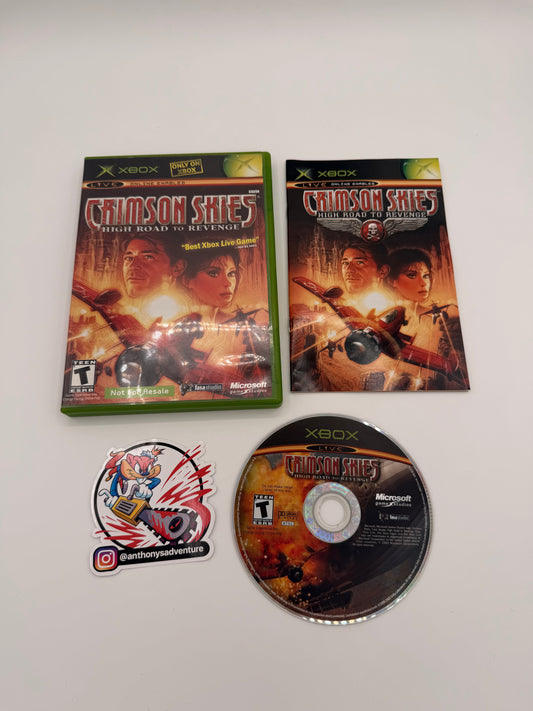 Crimson Skies (Not For Resale) - OG XBOX